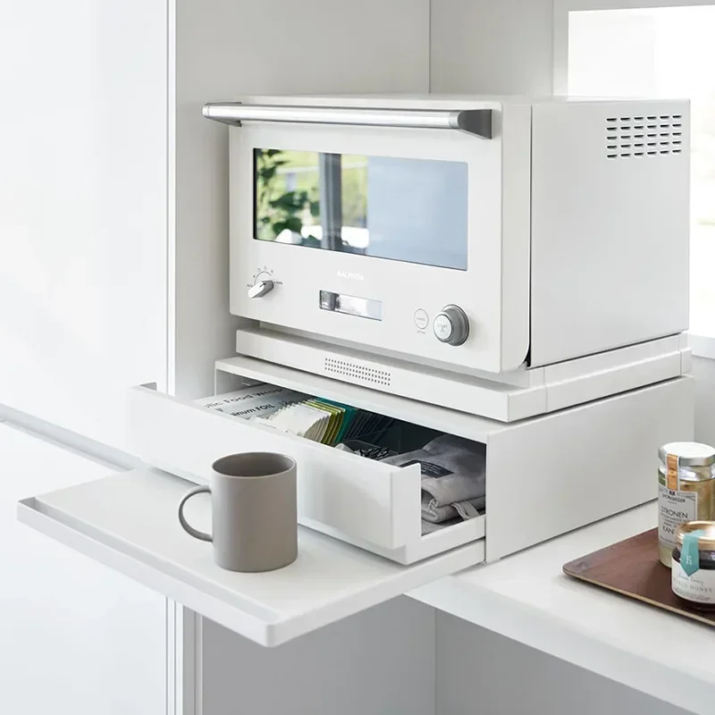 Commercial Kitchen Microwave - صندوق تخزين بأدراج لأكياس الشاي وكبسولات