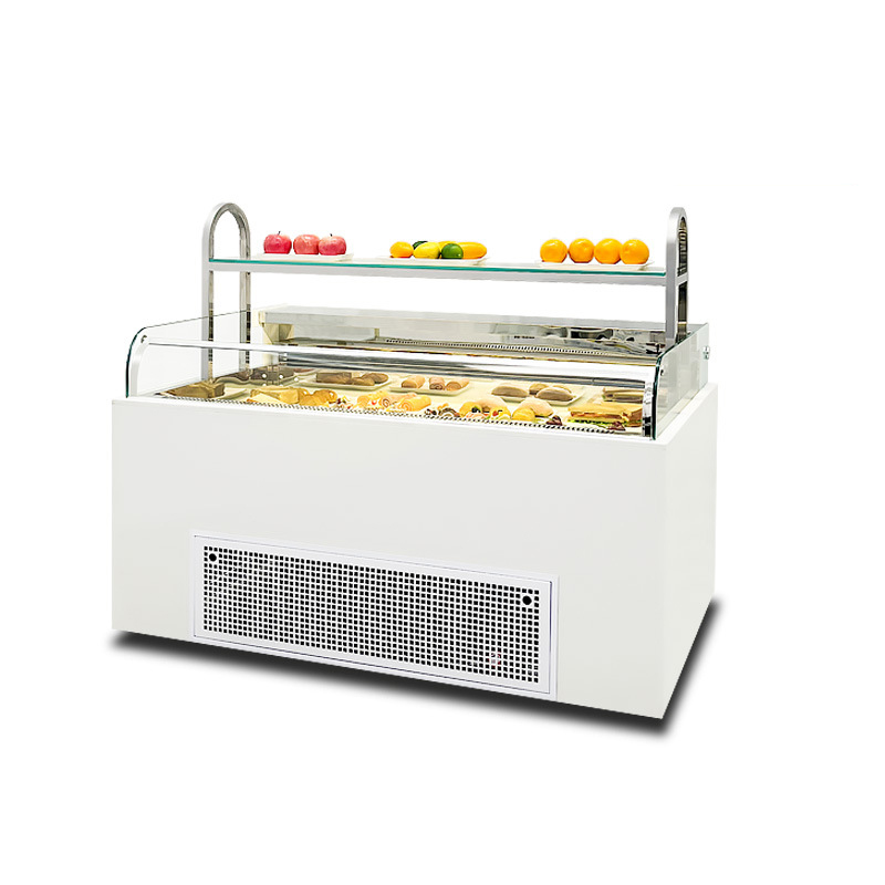 Refrigerated Display Case - خزانة عرض مبردة تجارية مخصصة بواجهة