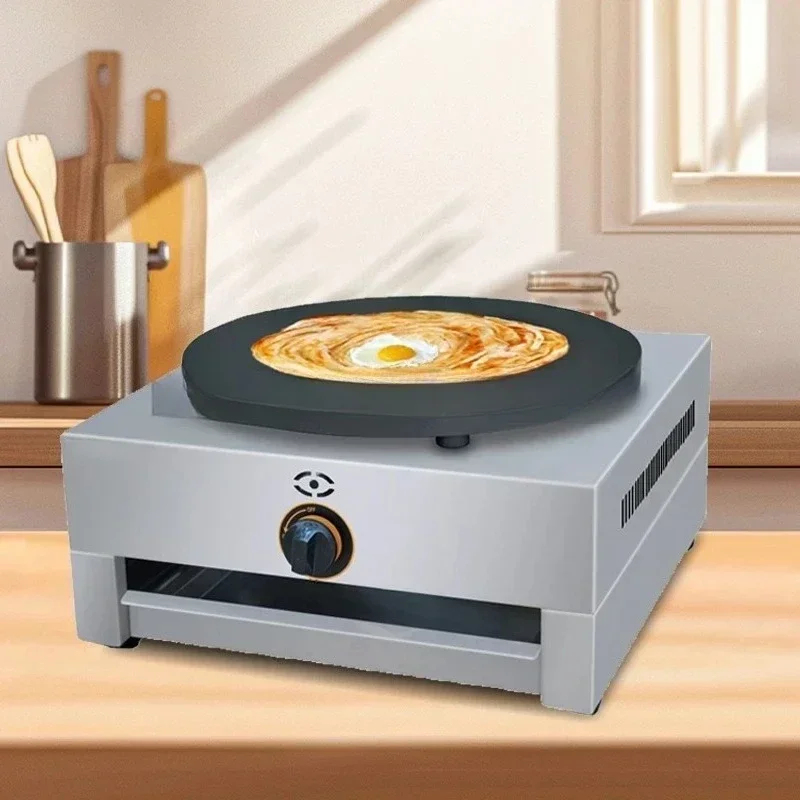 Crepe Maker Griddle - مقلاة غاز تجارية لصنع الكريب والبان