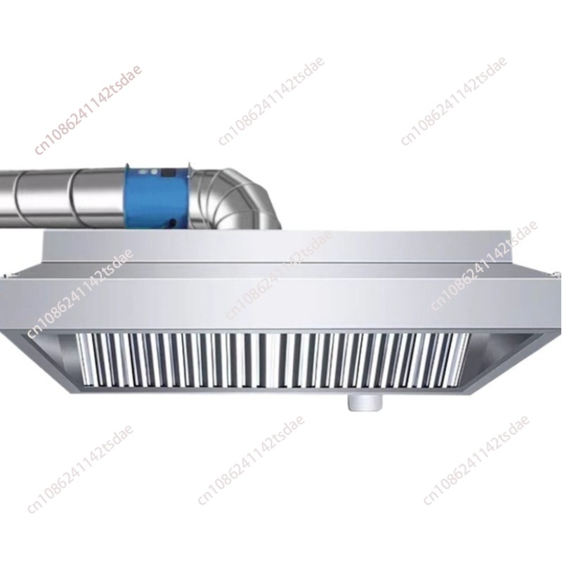 Commercial Kitchen Exhaust Hood - شفاط مطبخ تجاري من الفولاذ المقاوم