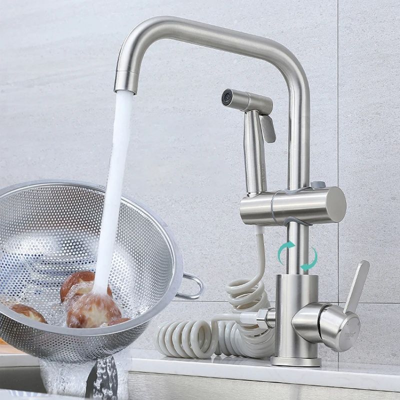 Commercial Kitchen Faucet - الفولاذ المقاوم للصدأ صنبور المطبخ مجموعة