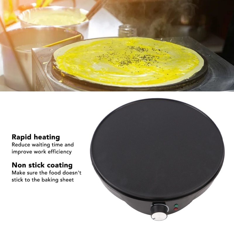 Crepe Maker Griddle - جهاز صنع الكريب غير لاصق مقاس