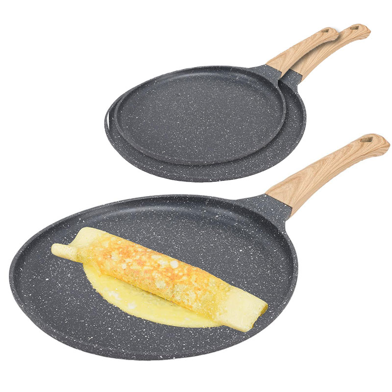 Crepe Maker Griddle - مقلاة سيراميك غير لاصقة لطهي البيض