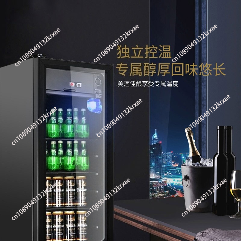 Refrigerated Display Case - ثلاجة نبيذ منزلية بباب واحد من