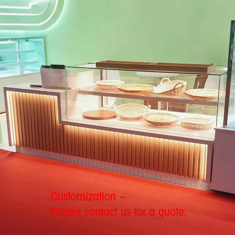 Refrigerated Display Case - خزائن عرض المعجنات المخصصة مع ظهر