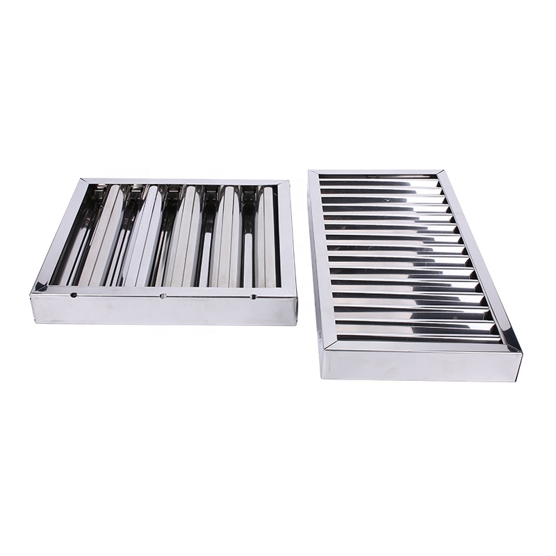 فلتر الشحوم 201SS 304SS 430SS  - مراجعة Commercial Kitchen Exhaust Hood وسعره