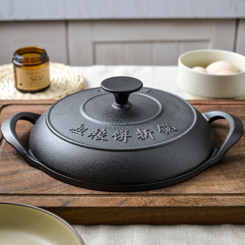 صينية من الحديد الزهر الأصلية  - مراجعة Crepe Maker Griddle وسعره