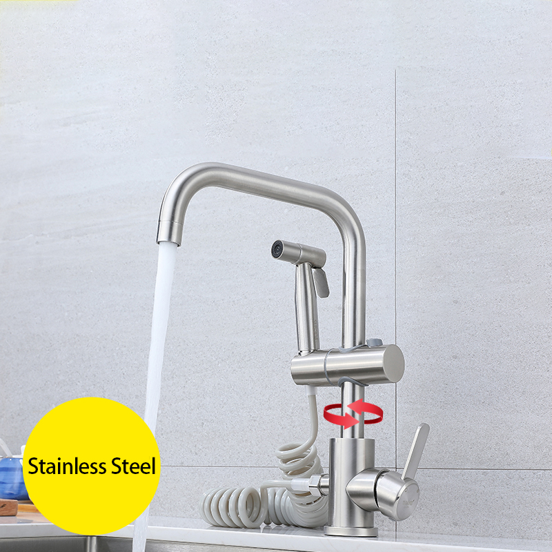 الفولاذ المقاوم للصدأ صنبور ال - مراجعة Commercial Kitchen Faucet وسعره