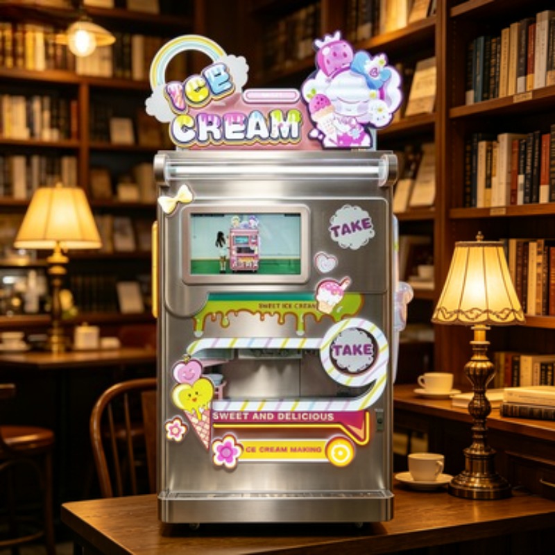 ماكينة صنع الجيلاتو التجارية م - مراجعة Soft Serve Ice Cream Machine وسعره