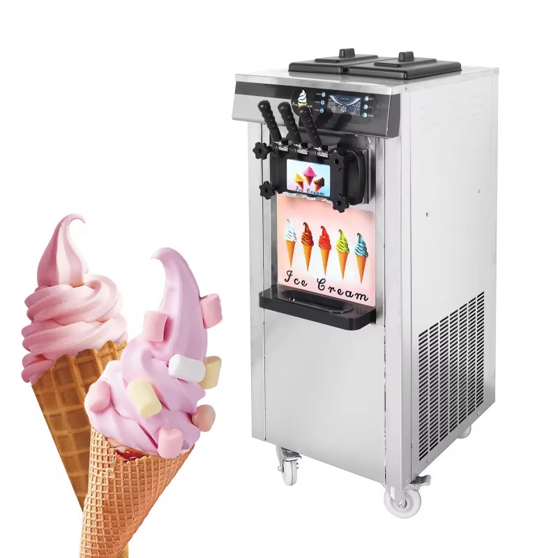 ماكينة صنع الجيلاتو التجارية م - مراجعة Soft Serve Ice Cream Machine وسعره