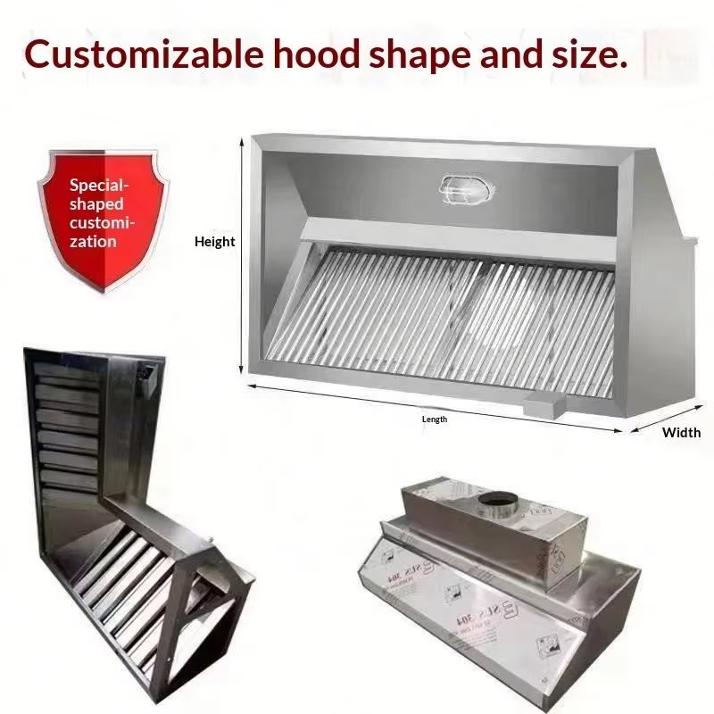 شفاط مطبخ تجاري قابل للتخصيص ي - مراجعة Commercial Kitchen Exhaust Hood وسعره