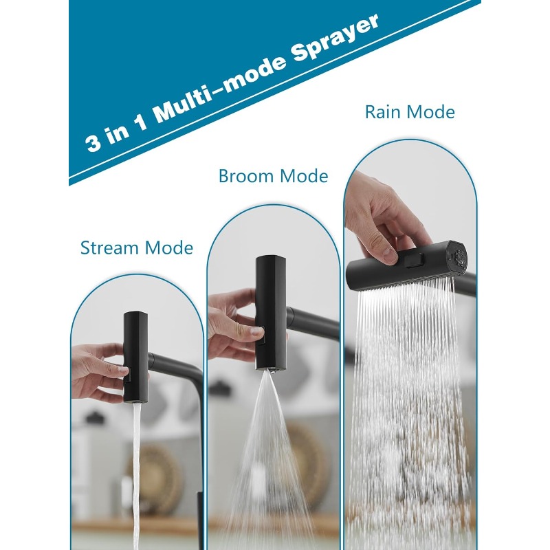 صنابير مطبخ قابلة للسحب مع رشا - مراجعة Commercial Kitchen Sprayer وسعره