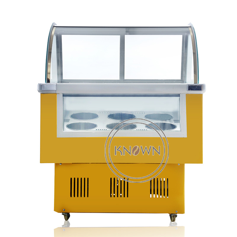 فريزر عرض الآيس كريم، خزانة عر - مراجعة Refrigerated Display Case وسعره