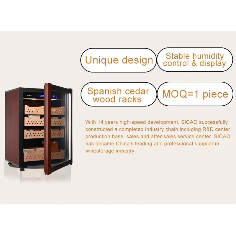 صندوق تخزين سيجار مبرد بالضاغط - مراجعة Refrigerated Display Case وسعره