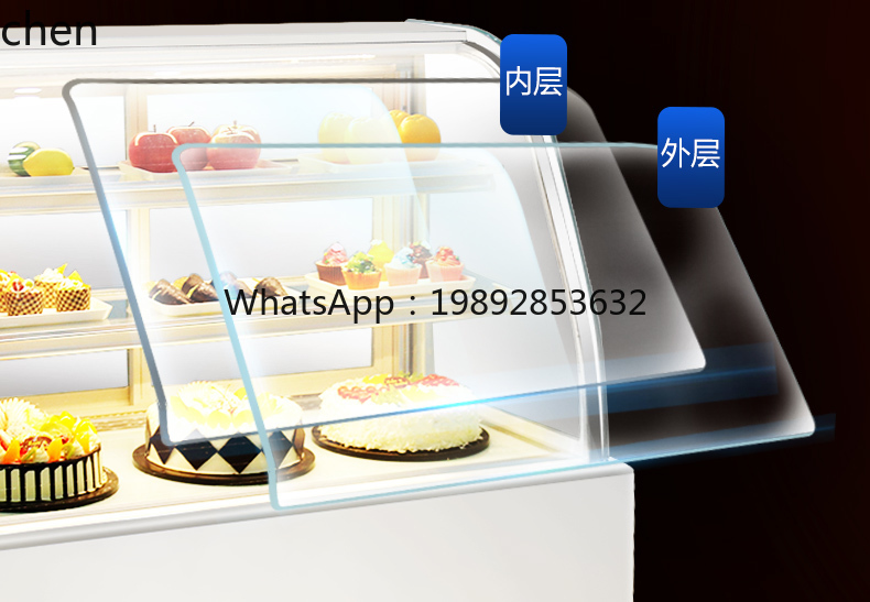 ZS كعكة خزانة عرض مبردة الفاكه - مراجعة Refrigerated Display Case وسعره