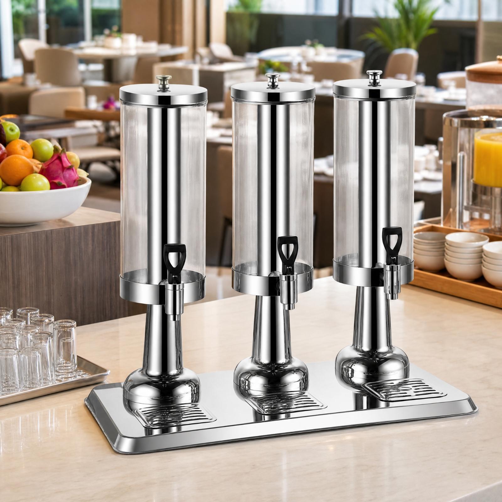 موزع مشروبات ثلاثي الصنبور سعة - مراجعة Cold Drink Dispenser وسعره