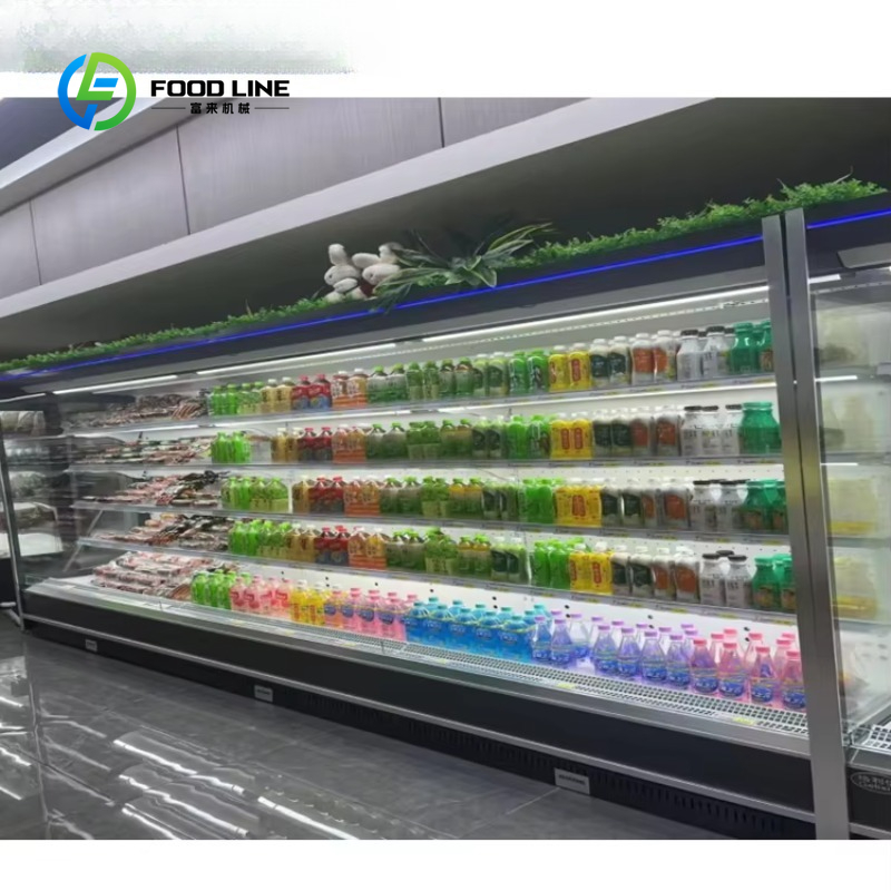 خزانة عرض مبردة مخصصة للسوبر م - مراجعة Refrigerated Display Case وسعره