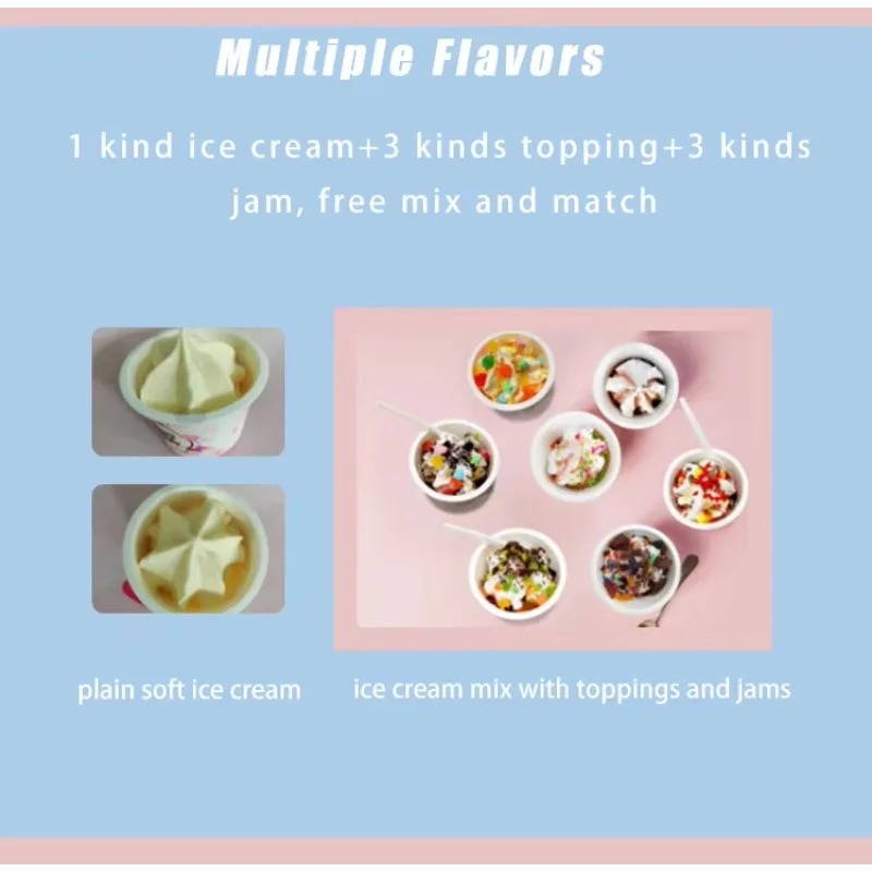 ماكينة بيع آيس كريم ناعم مخصصة - مراجعة Soft Serve Ice Cream Machine وسعره