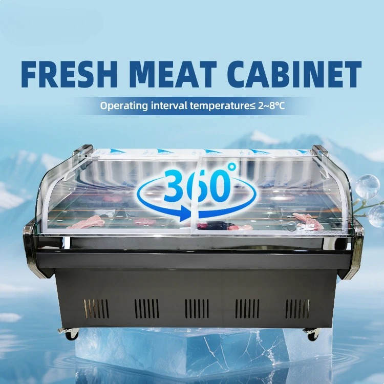 ثلاجة عرض تجارية للحوم والأسما - مراجعة Refrigerated Display Case وسعره