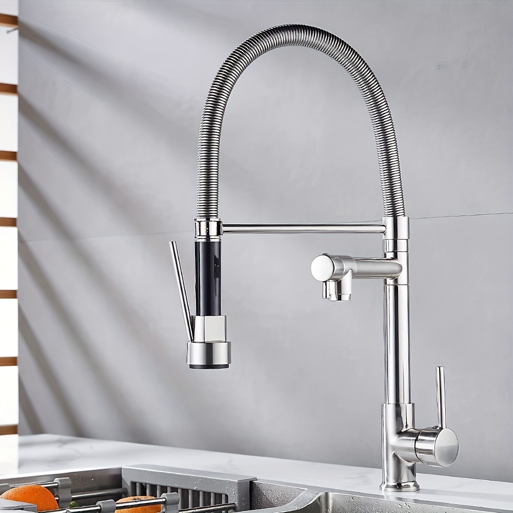 صنبور مطبخ من الفولاذ المقاوم  - مراجعة Commercial Kitchen Faucet وسعره