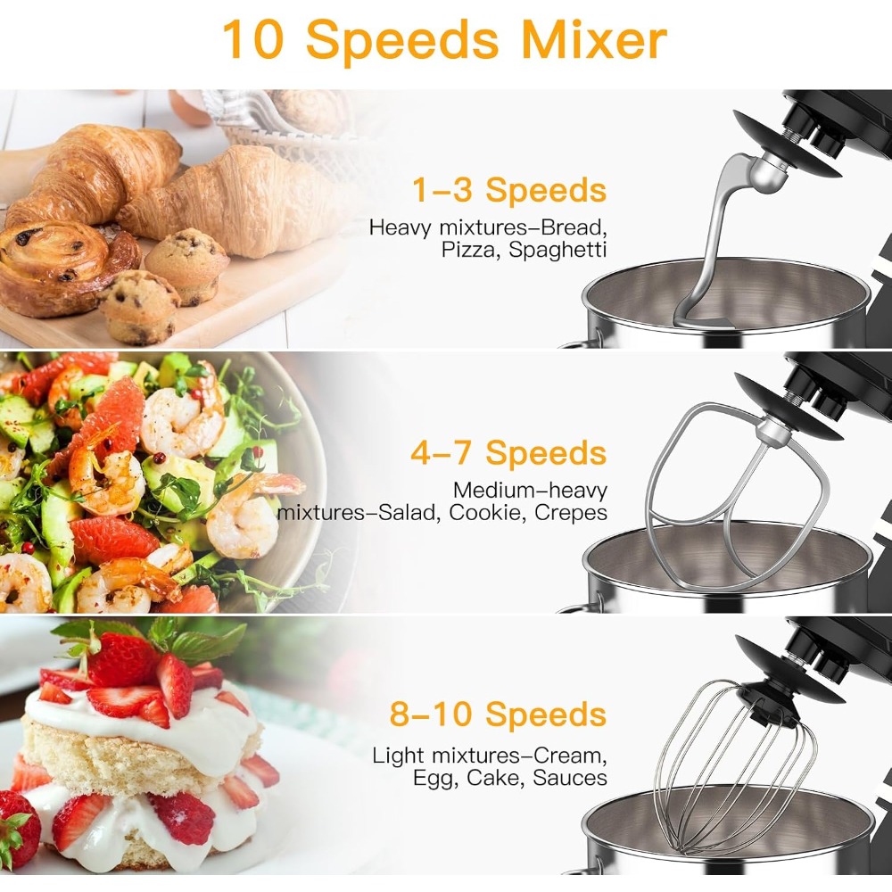 خلاط عجين جارفي 110-120 فولت،  - مراجعة Commercial Kitchen Mixers Dough Mixer وسعره