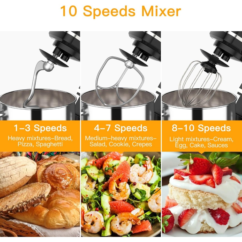 خلاط عجين جارفي 110-120 فولت،  - مراجعة Commercial Kitchen Mixers Dough Mixer وسعره