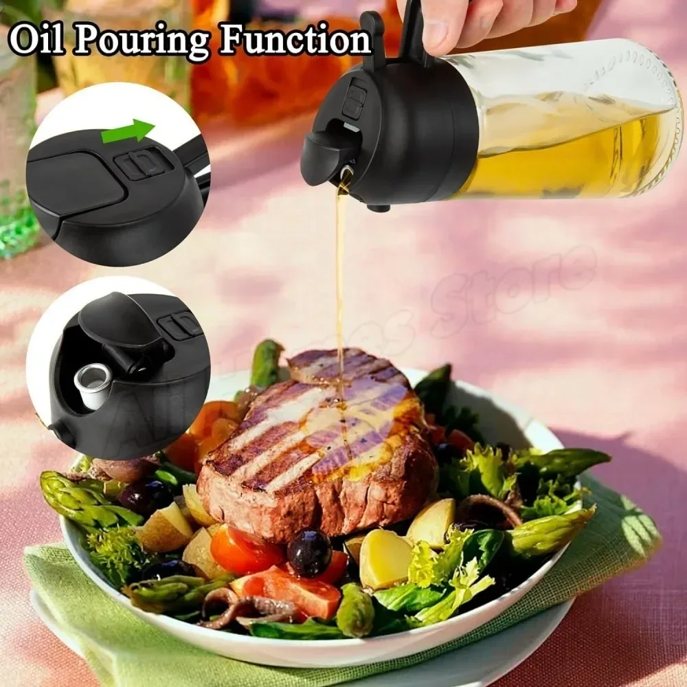 بخاخ زيت بلاستيكي 2 في 1 سعة 5 - مراجعة Commercial Kitchen Sprayer وسعره