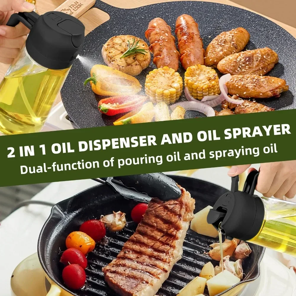 بخاخ زيت بلاستيكي 2 في 1 سعة 5 - مراجعة Commercial Kitchen Sprayer وسعره